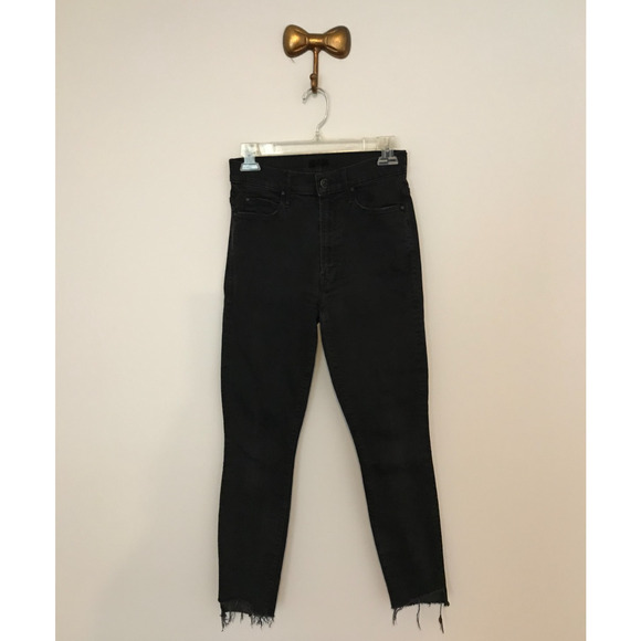 Mother Stunner Zip Ankle Step Fray Not Guilty Wash Jeans - Size 26 - Picture 1 of 13